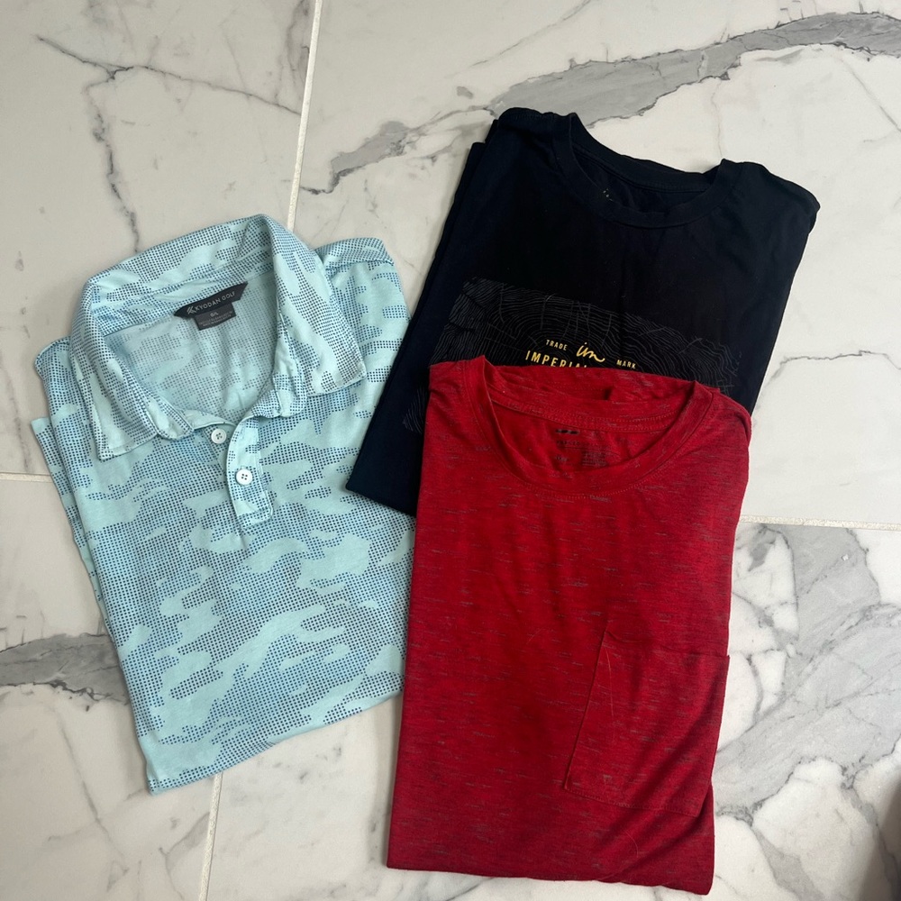 Mens Bundle size Large Lin public opinion good man shirts